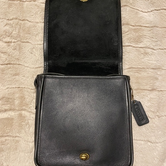 Coach Vintage Compact Pouch in Black - Picture 3 of 12